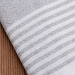 Fouta cotone riciclato (200 x 200 cm) Summer Grigio