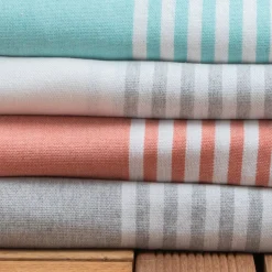 Fouta cotone riciclato (200 x 200 cm) Summer Grigio