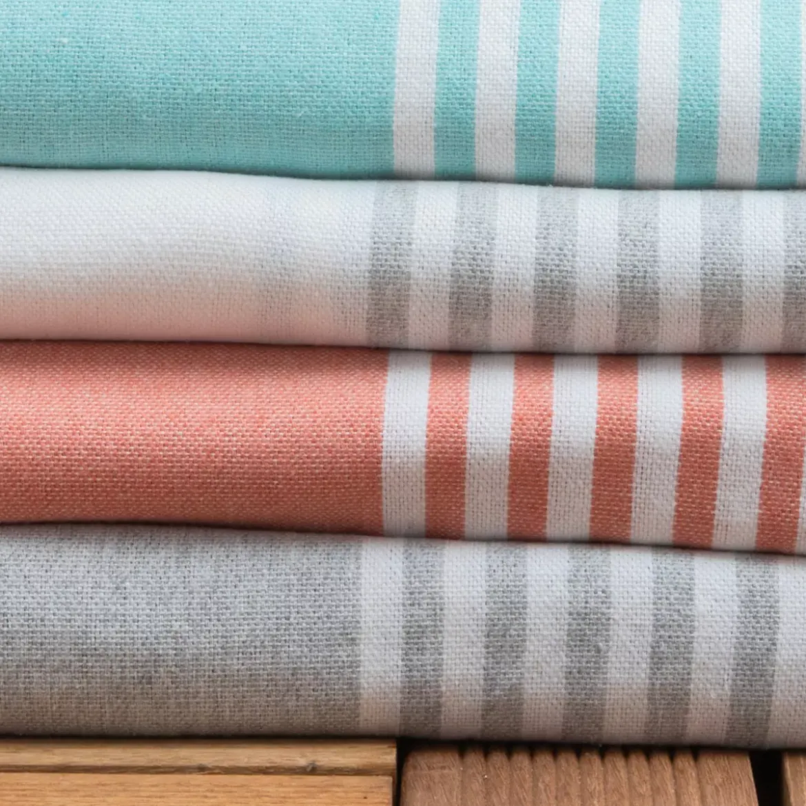 Fouta cotone riciclato (200 x 200 cm) Summer Grigio