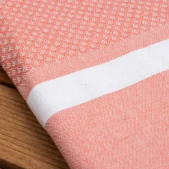 Fouta cotone riciclato (100 x 200 cm) Selma Corallo
