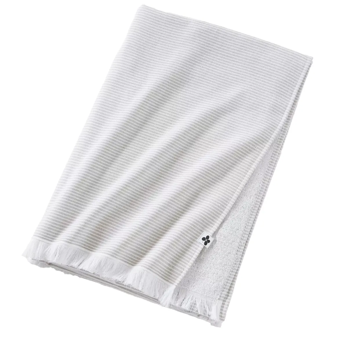 Fouta in cotone e spugna (95 x 180 cm) Naël Verde ninfea
