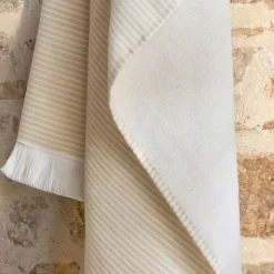 Fouta in cotone e spugna (95 x 180 cm) Marina Beige