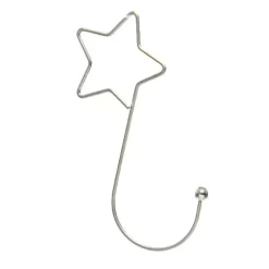 Ganci per palline in lotto di 12 Spirale Argento