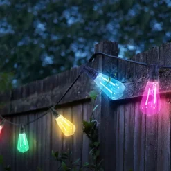 Ghirlanda da giardino collegabile 10 LED (4,5 m) Festa in giardino Multicolore
