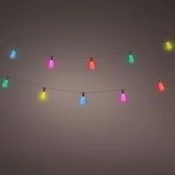 Ghirlanda da giardino collegabile 10 LED (4,5 m) Festa in giardino Multicolore