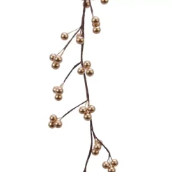 Ghirlanda di Bacche laccate (125 cm) Célénia Champagne