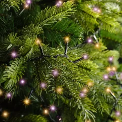 Ghirlanda di luci 22,5 m 1000 LED cavo nero NewLuxe Bicolore Arancione/viola