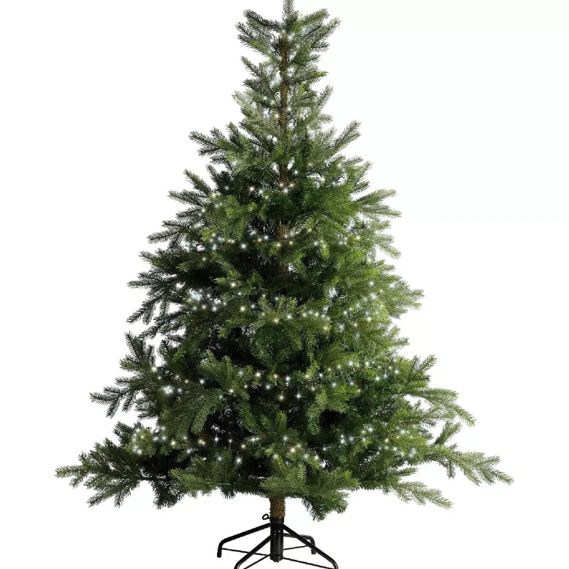 Ghirlanda di luci 34 m 1500 LED cavo verde NewLuxe Bicolore Bianco caldo/freddo