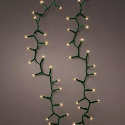 Ghirlanda di luci 45 m 2000 LED cavo verde NewLuxe Bianco caldo dorato