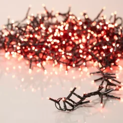 Ghirlanda di luci 16 m 750 LED cavo verde NewLuxe Rosso