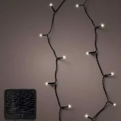 Ghirlanda di luci Solare ricaricabile 9 m Bianco freddo 120 LED