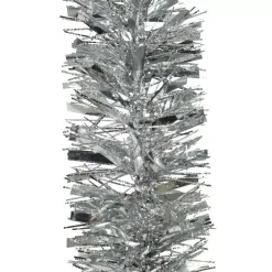 Ghirlanda di Natale (Ø10 cm) (2 m) Alpine distrutturata Argento