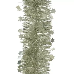Ghirlanda di Natale (D9 cm) stellata Alpina Menta bianca