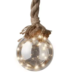 Ghirlanda luminosa a pile 30 LED (14 cm) Bianco caldo