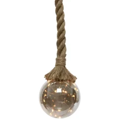 Ghirlanda luminosa a pile 30 LED (14 cm) Bianco caldo