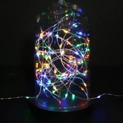 Ghirlanda luminosa Micro LED 5 m Multicolore 100 LED CA a pile
