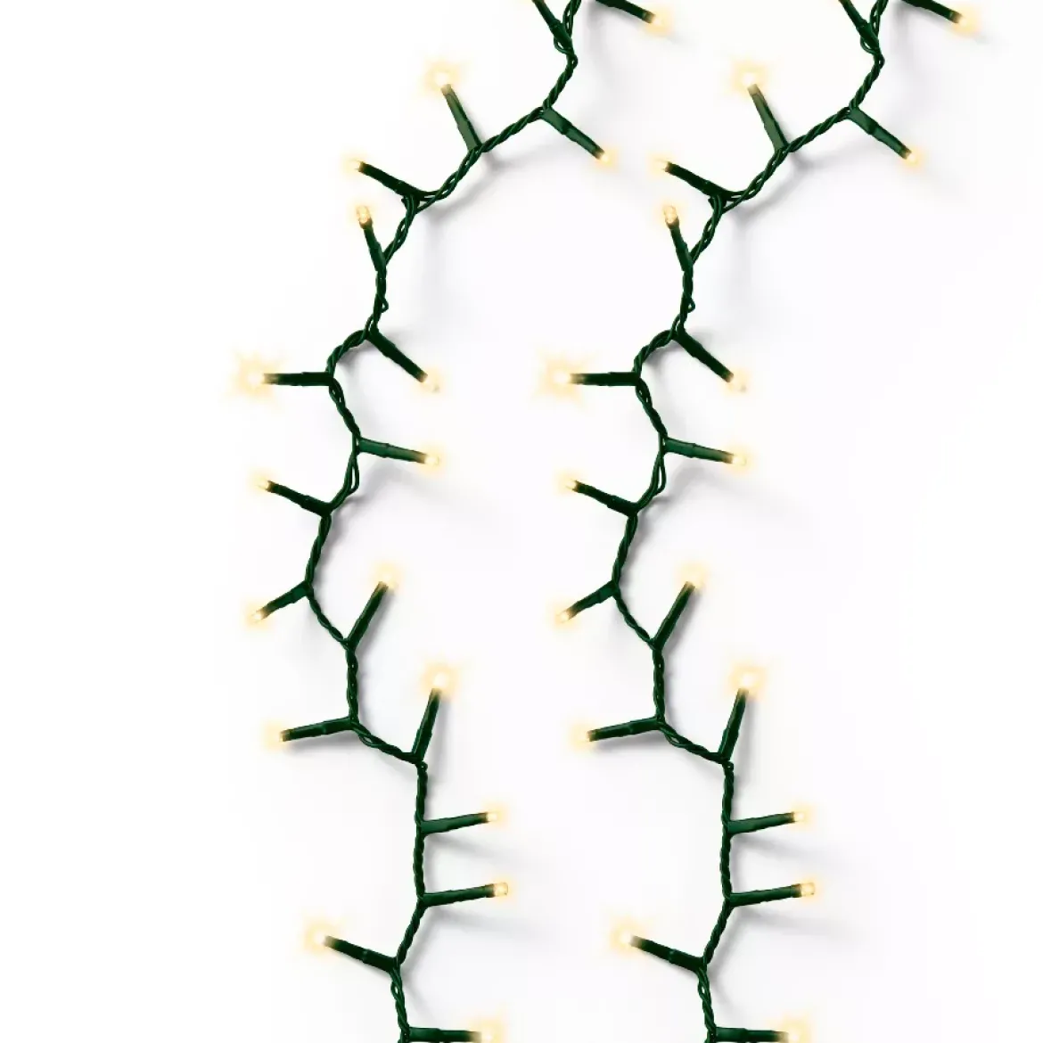 Ghirlanda luminosa 22,50 m 1000 LED cavo verde Luxe Bianco caldo Champagne