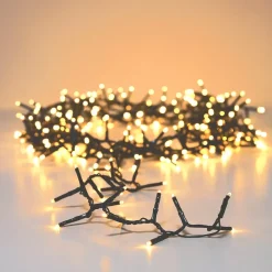 Ghirlanda luminosa 60 m 3000 LED cavo verde Luxe Bianco caldo Champagne