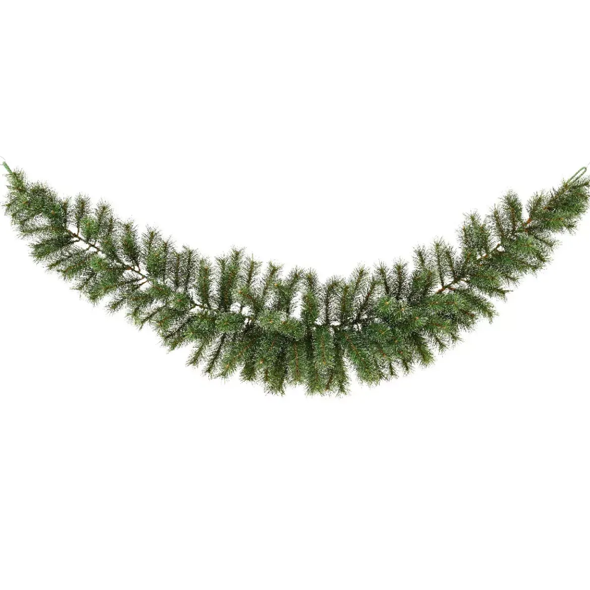 Ghirlanda per albero di Natale (180 cm - D33) Stockholm Verde con rifiniture perlate