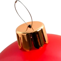 Grande pallina di Natale gonfiabile D65 cm Rosso