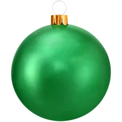 Grande pallina di Natale gonfiabile D65 cm Verde