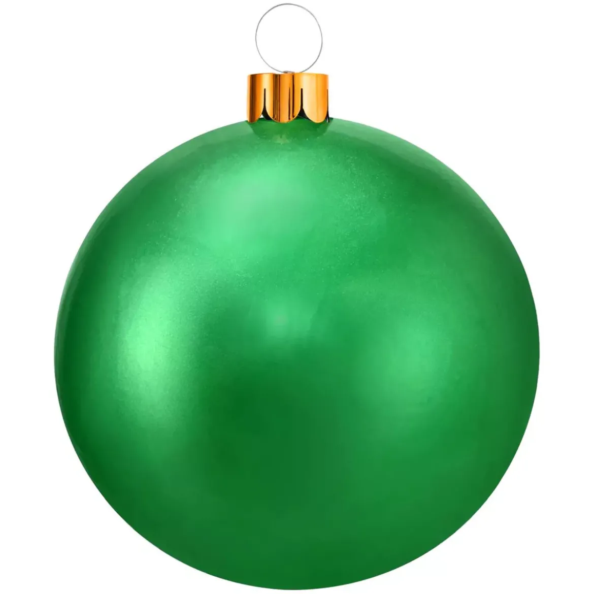 Grande pallina di Natale gonfiabile D65 cm Verde