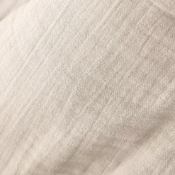 Grembiule con tasche garza di cotone Gaïa Beige pampa