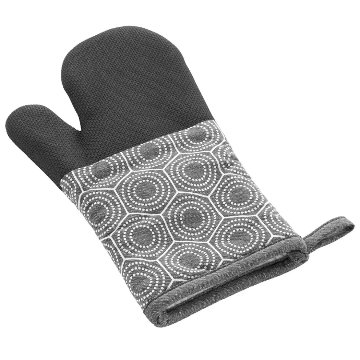 Guanto da cucina ambidestro in cotone (30x18 cm) Alveis Grigio antracite
