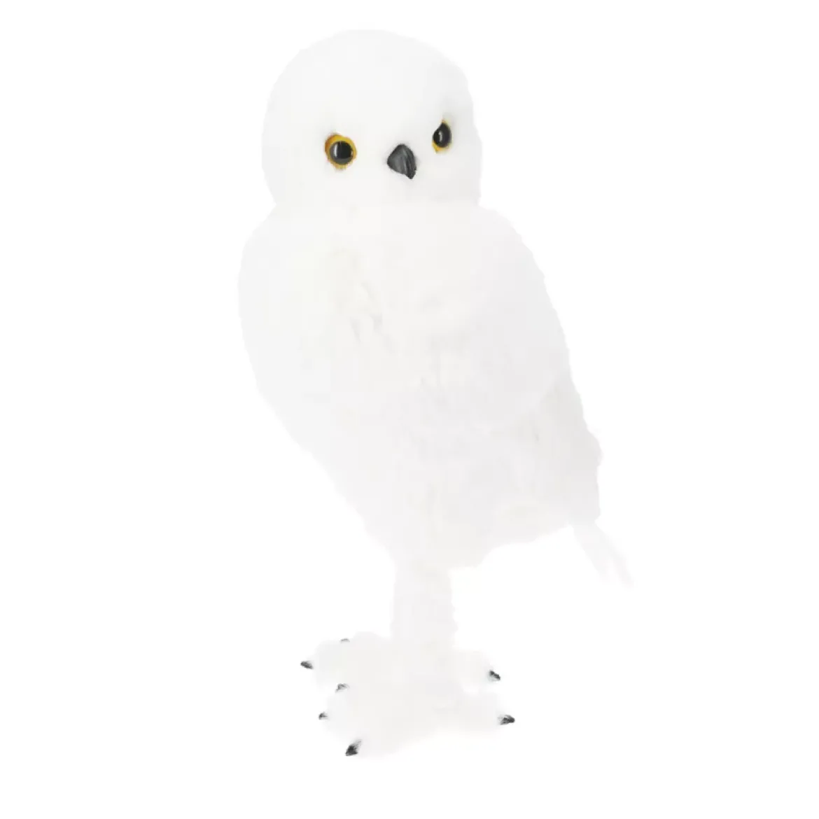 Gufo di Natale (H49 cm) Floconis Bianco