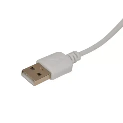 Insegna luminosa USB (H35 cm) Neon Testa di Babbo Natale Multicolore