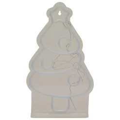 Insegna luminosa USB (H40 cm) Neon Albero di Natale Multicolore