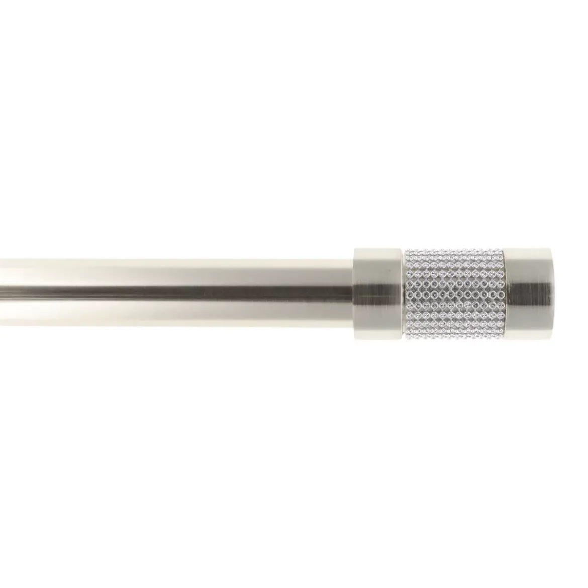 Kit asta per tenda estensibile (L210 - L380 cm / D28 mm) Viola Argento