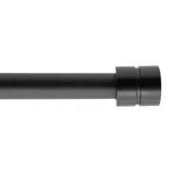 Kit asta tenda estensibile (L210 - L380 cm / D28 mm) Cesena Nero opaco