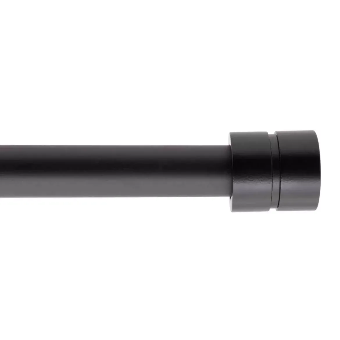 Kit asta tenda estensibile (L210 - L380 cm / D28 mm) Cesena Nero opaco