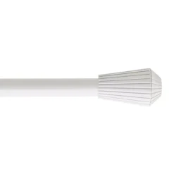 Kit asta tenda estensibile (L210 - L380 cm / D19 mm) Pisa Bianco opaco