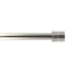 Kit asta tenda estensibile (L120 - L210 cm / D28 mm) Cesene Argento