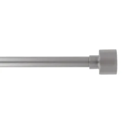 Kit asta tenda estensibile (L210 - L380 cm / D19 mm) Palermo Grigio argento