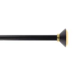 Kit asta tenda estensibile (L120 - L210 cm / D19 mm) Coni Oro e Nero