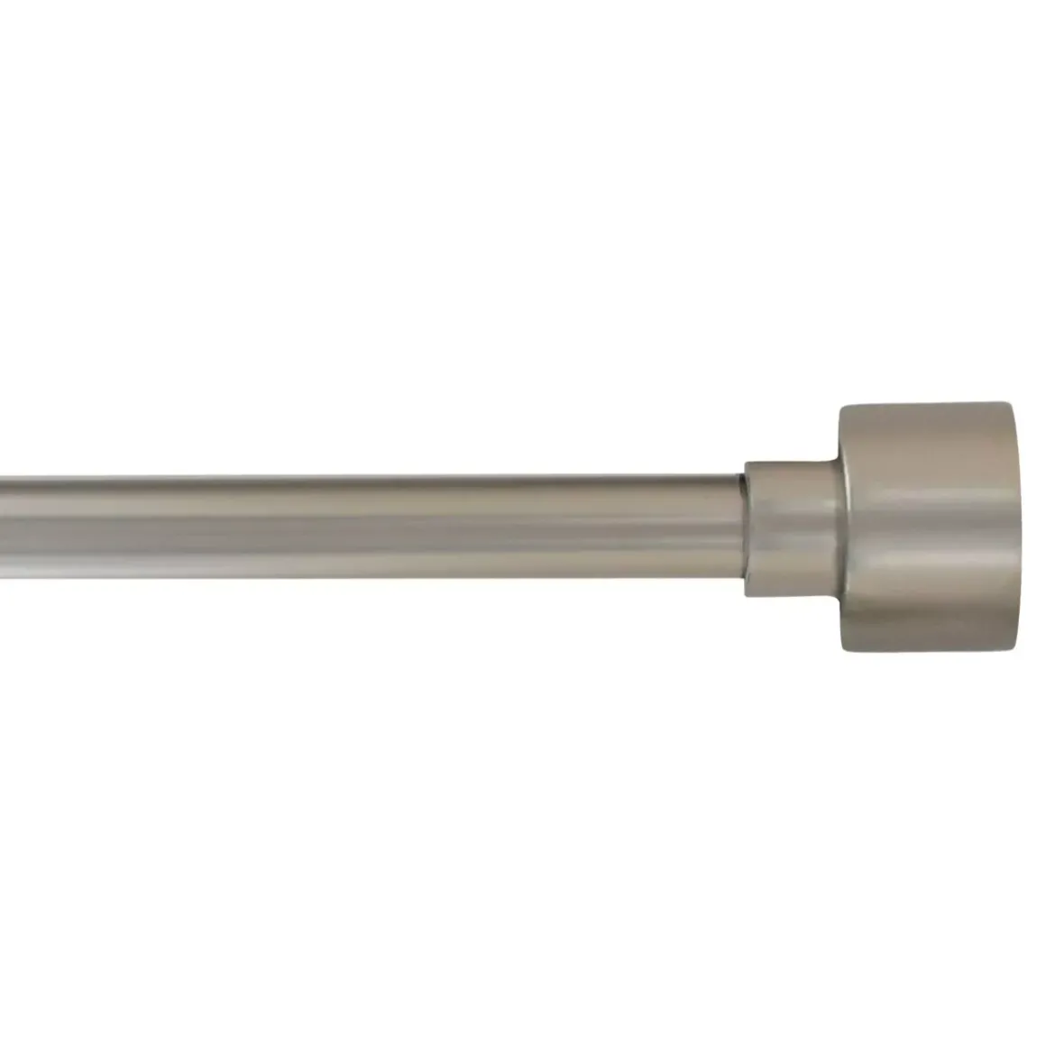 Kit asta tenda estensibile (L120 - L210 cm / D19 mm) Palermo Argento