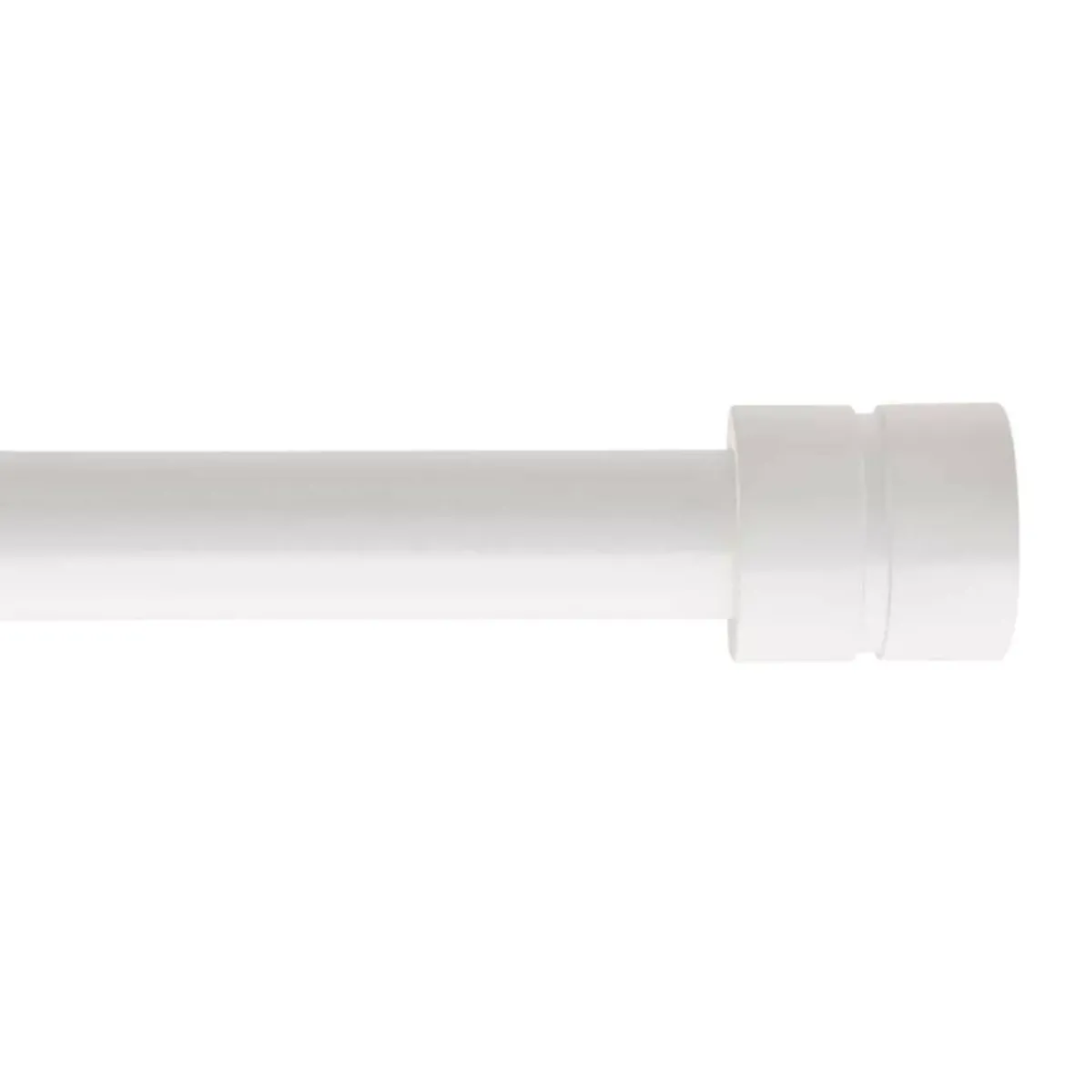 Kit asta tenda estensibile (L120 - L210 cm / D19 mm) Cesena Bianco opaco
