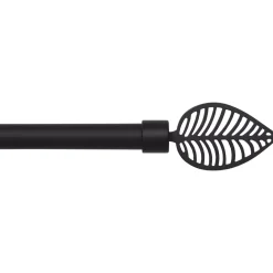 Kit di asta per tenda estensibile (L120 - L210 cm / D19 mm) Amazonia Nero opaco