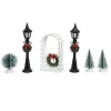 Kit di accessori lampioni e decorazioni per la creazione di un villaggio