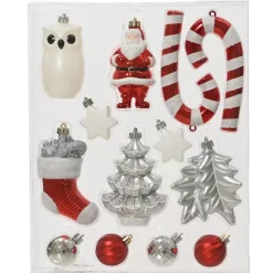 Kit di decorazioni di Natale Manaé Rosso