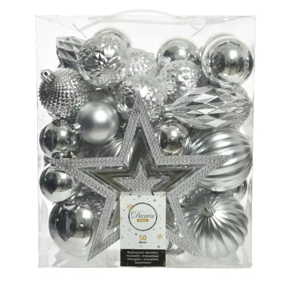 Kit di decorazioni di Natale Mély Argento
