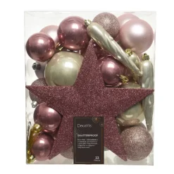 Kit di decorazioni di Natale Novae multi Rosa cipria/Perla/ Rosa antico