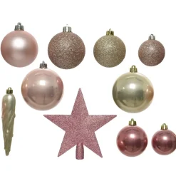 Kit di decorazioni di Natale Novae multi Rosa cipria/Perla/ Rosa antico