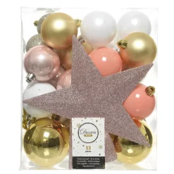 Kit di decorazioni di Natale Novae multi Oro / Bianco / Rosa / Perla