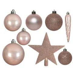 Kit di decorazioni di Natale Novae Rosa cipria
