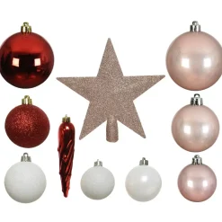 Kit di decorazioni di Natale Novae multi Rosa cipria