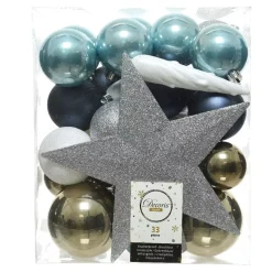 Kit di decorazioni di Natale Novae multi Argento